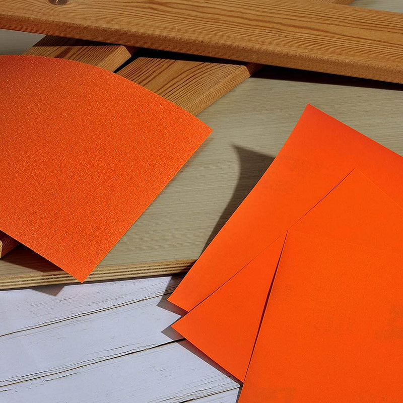  [AUSTRALIA] - Sandpaper 240 Grit,Wet Dry Sanding Sheets,High Performance Ceramic Abrasive Sand Paper for Wood Furniture Finishing,Metal Grinding,Automotive Polishing,9 x 11 Inch,10- Sheets,Orange