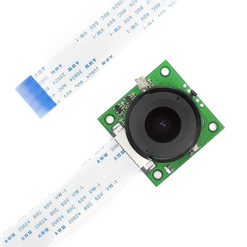  [AUSTRALIA] - Arducam for Raspberry Pi Camera, Interchangeable CS Mount Lens for Pi 4, 3, 3B+, 5MP OV5647 1080P CS Lens Camera for RPi