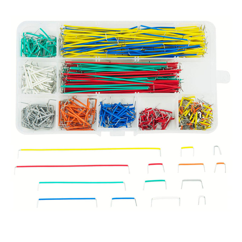  [AUSTRALIA] - Makeronics 560 Pieces Jumper Wire Kit with 14 Lengths for Breadboard Prototyping Solder Circuits | Electronics Experiment | Arduino or Raspberry Pi or Jetson Nano | Storage Box 560 PCS