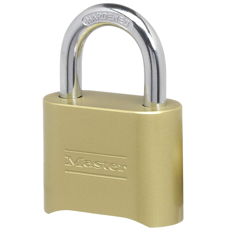  [AUSTRALIA] - Master Lock Combination Lock, Indoor and Outdoor Padlock, Resettable Combination Locker Lock, 175D Standard-Number Combo