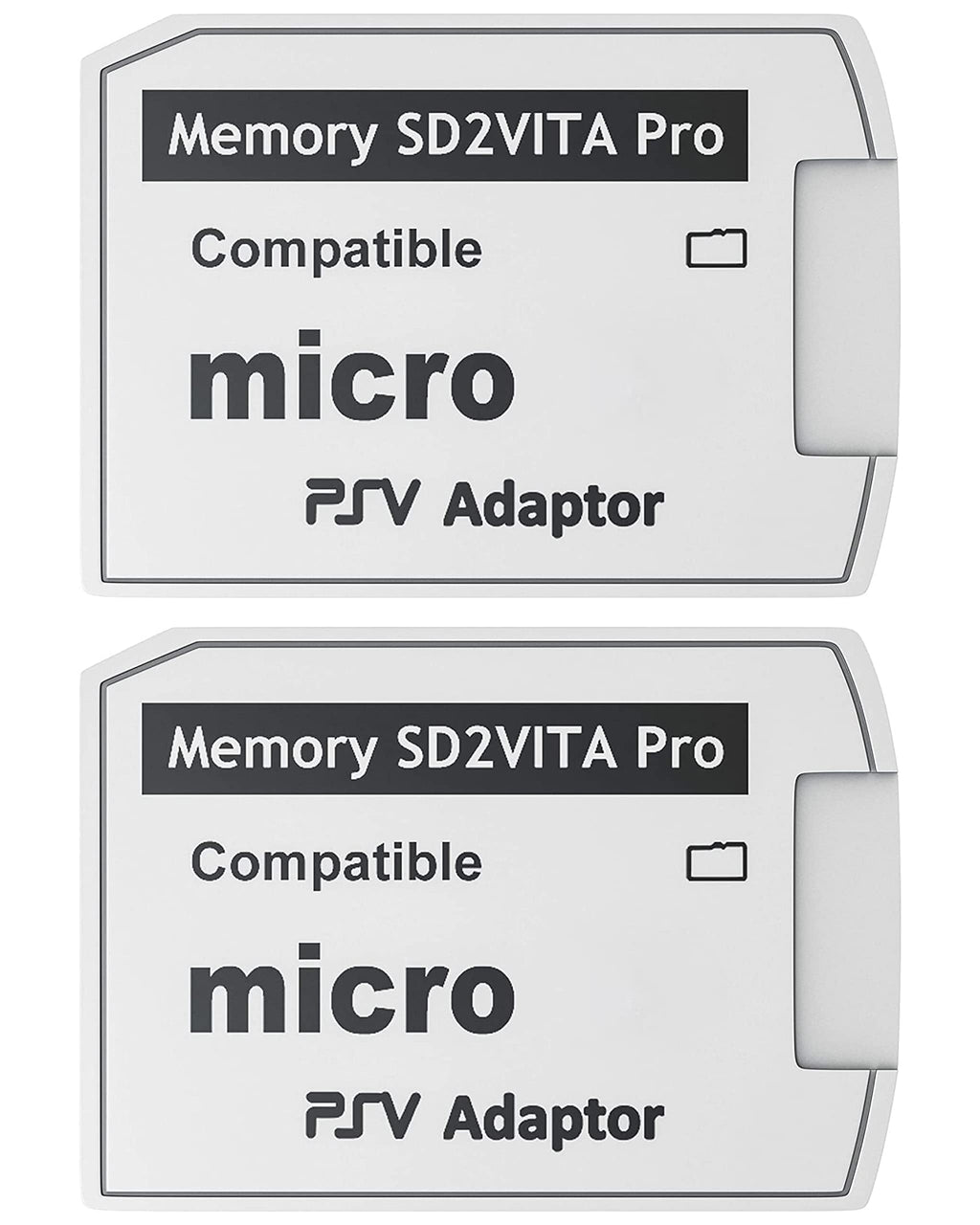  [AUSTRALIA] - Skywin SD2Vita PS Vita Memory Card Adapter Compatible with PS Vita 1000/2000 3.6 or HENkaku System (2 Pack) 2 Pack