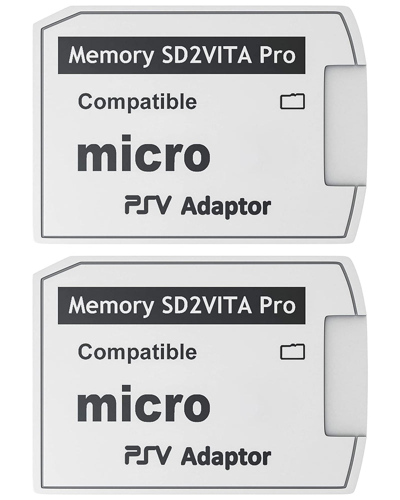  [AUSTRALIA] - Skywin SD2Vita PS Vita Memory Card Adapter Compatible with PS Vita 1000/2000 3.6 or HENkaku System (2 Pack) 2 Pack