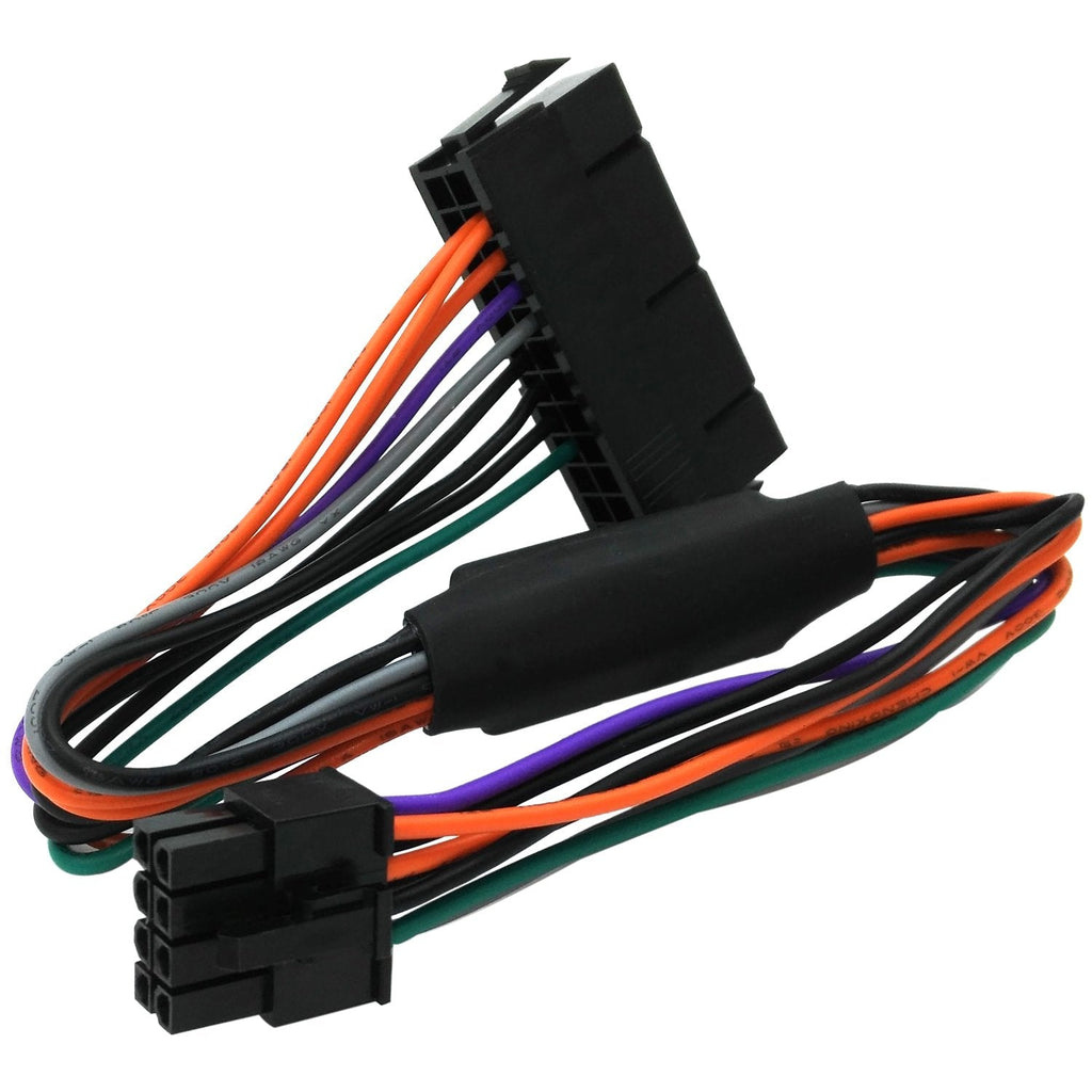  [AUSTRALIA] - COMeap 24 Pin to 8 Pin ATX PSU Power Adapter Cable Compatible with DELL Optiplex 3020 7020 9020 Precision T1700 12-inch(30cm)