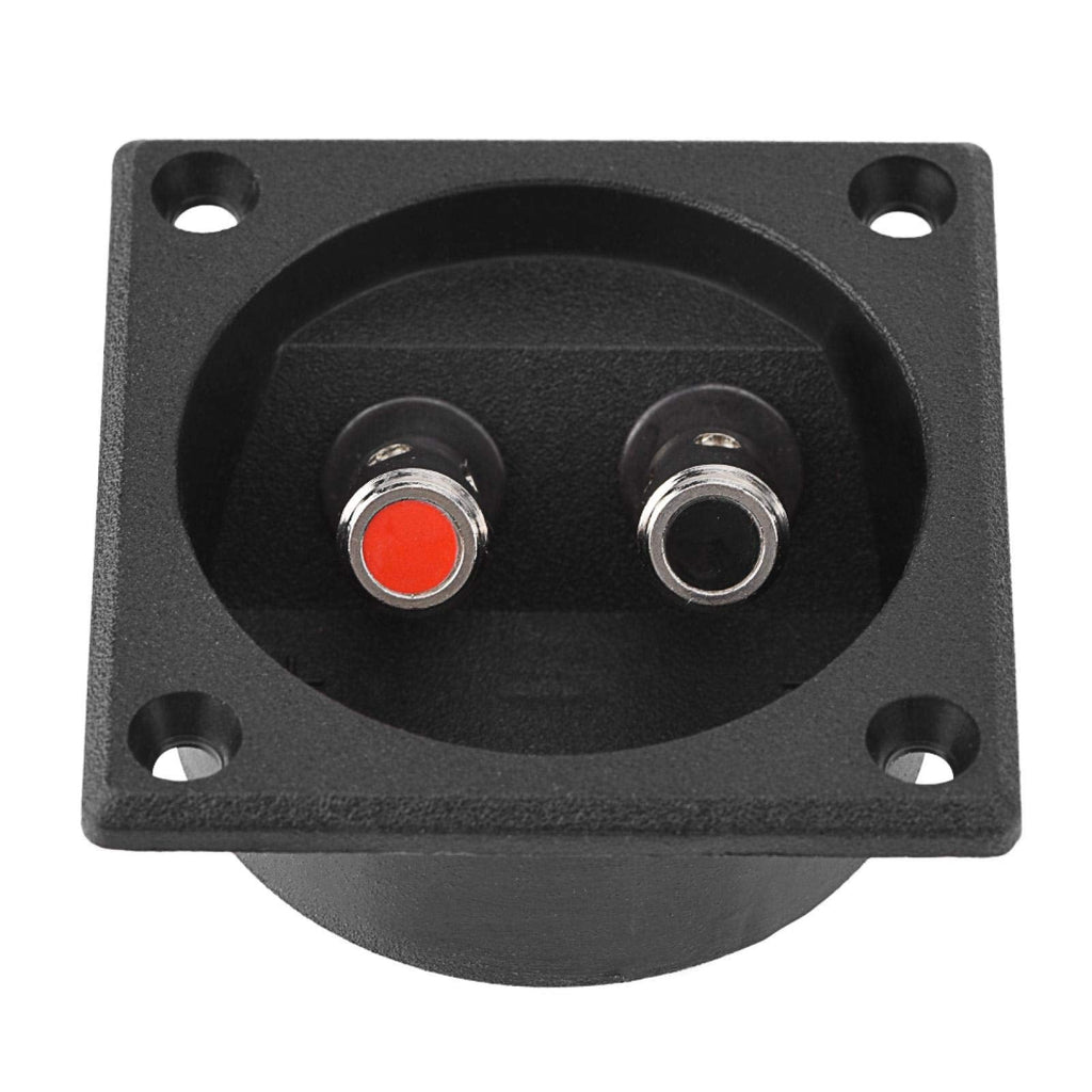  [AUSTRALIA] - Cuifati Terminal Connector, Easy Installation with 2 mounting Holes, Speaker Terminal, Black ABS Base + Metal Terminal for DIY Hotel in Home Hotel