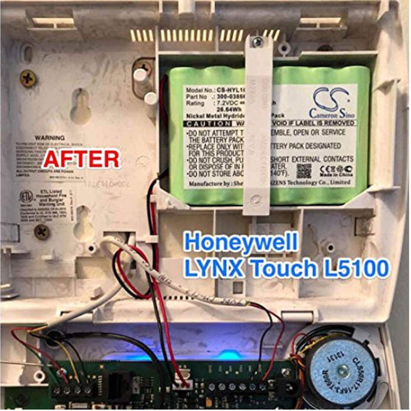  [AUSTRALIA] - GEILIENERGY 300-03866 Backup Battery for Honeywell Lynx Touch 5100, Lynx 5200, Lynx 5210, Lynx Touch 7000, LYNXRCHKIT-SHA, JJJ WALYNX-RCHB-SHA ADT Ademco System