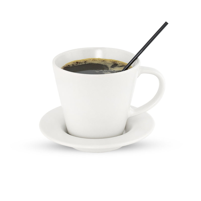  [AUSTRALIA] - Disposable Plastic Coffee Stirrer Straw - 5 Inch Sip Stir Stick (Black, 1,000) Black 1000