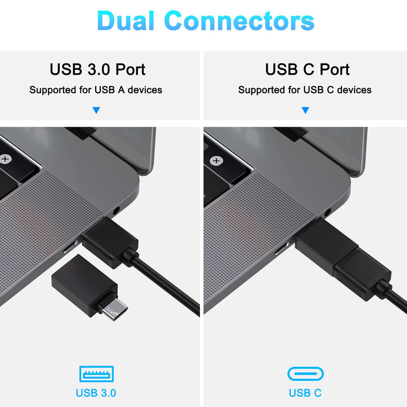  [AUSTRALIA] - USB C USB3.0 Multi Card Reader, 6-in-1 SD Card Reader USB for SD/CF/TF/XD/MS/M2 Memory Card, Micro SD Memory Card Reader 5Gbps Read and Write Compatible with Windows XP/Vista/7/8/10, Mac OS, Linux Grey