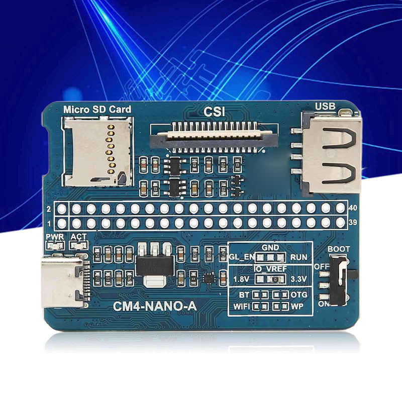  [AUSTRALIA] - Mini Base Board for Raspberry Pi Compute Module 4, Cm4 B to B Connector Quad Core Cm4 Ultra Mini Expansion Board for Web Application Development