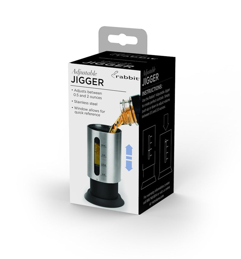  [AUSTRALIA] - Rabbit Adjustable Jigger, One Size, Stainless Steel