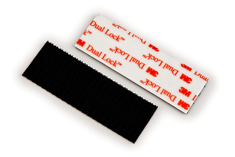  [AUSTRALIA] - Scotch Mounting, Fastening & Surface Protection RF6731 Interlocking Fasteners 1 in x 3 in, Strips, 1"x3", Black, 2 Count 1"x3" 2 sets