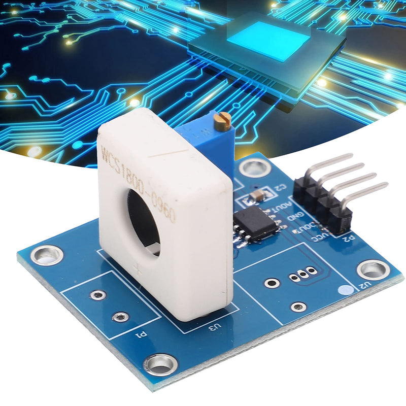  [AUSTRALIA] - DC 5V Hall Current Detection Sensor Module 35A Short Circuit Overcurrent Protection Detector WCS1800