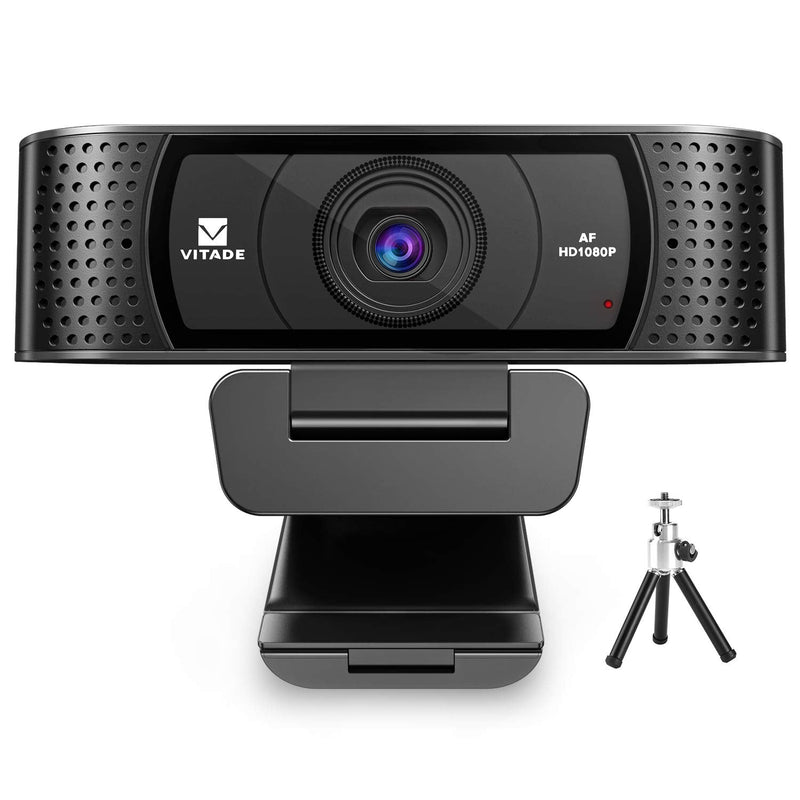  [AUSTRALIA] - HD Webcam 1080P with Microphone & Cover Slide, Vitade 928A Pro USB Computer Web Camera Video Cam for Streaming Gaming Conferencing Mac Windows PC Laptop Desktop