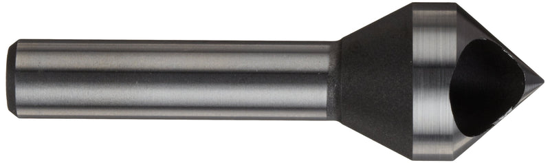 KEO 53514 Cobalt Steel Single-End Countersink, Uncoated (Bright) Finish, 82 Degree Point Angle, Round Shank, 3/8" Shank Diameter, 3/4" Body Diameter 1 - LeoForward Australia