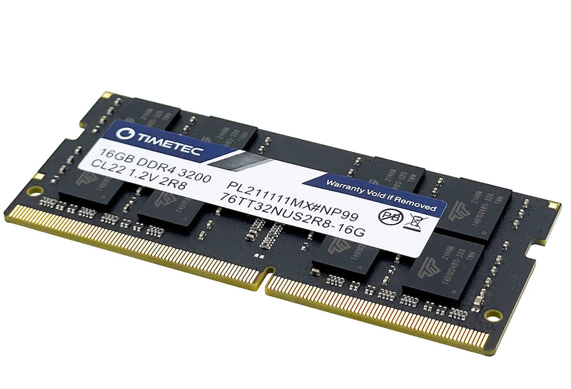  [AUSTRALIA] - Timetec 16GB DDR4 3200MHz (DDR4-3200) PC4-25600 Non-ECC Unbuffered 1.2V CL22 2Rx8 Dual Rank 260 Pin SODIMM Compatible with AMD and Intel Gaming Laptop Notebook PC Computer Memory RAM Module Upgrade Dual Rank 16GB