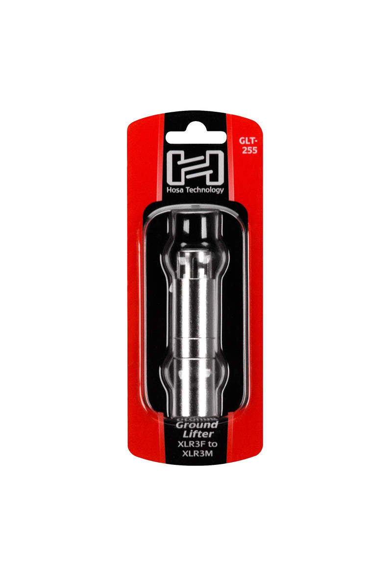  [AUSTRALIA] - Hosa GLT-255 XLR Female to XLR Male Ground Lift Hum Stopper XLR3F to XLR3M Ground Lifter