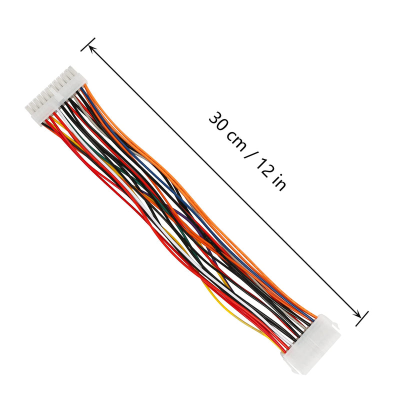  [AUSTRALIA] - CERRXIAN 30cm ATX 20 Pin to 24 Pin Power Supply Adapter Computer PC Cable