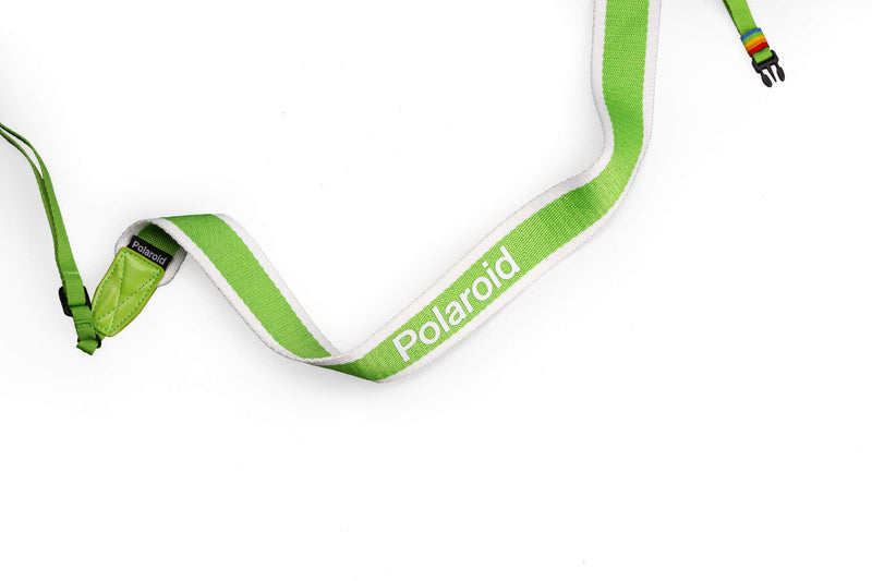  [AUSTRALIA] - Polaroid Camera Strap Flat – Green Stripe