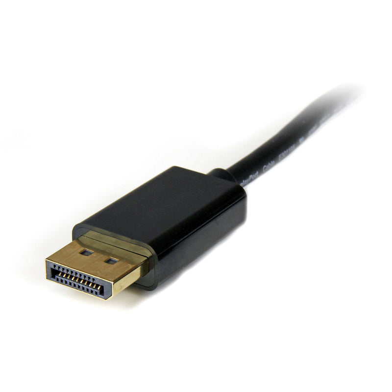 StarTech.com 3 ft DisplayPort to Mini DisplayPort 1.2 Video Cable Adapter M/F - DisplayPort 4k with HBR2 support - DP (M) to Mini DP (F) (DP2MDPMF3),Black - LeoForward Australia