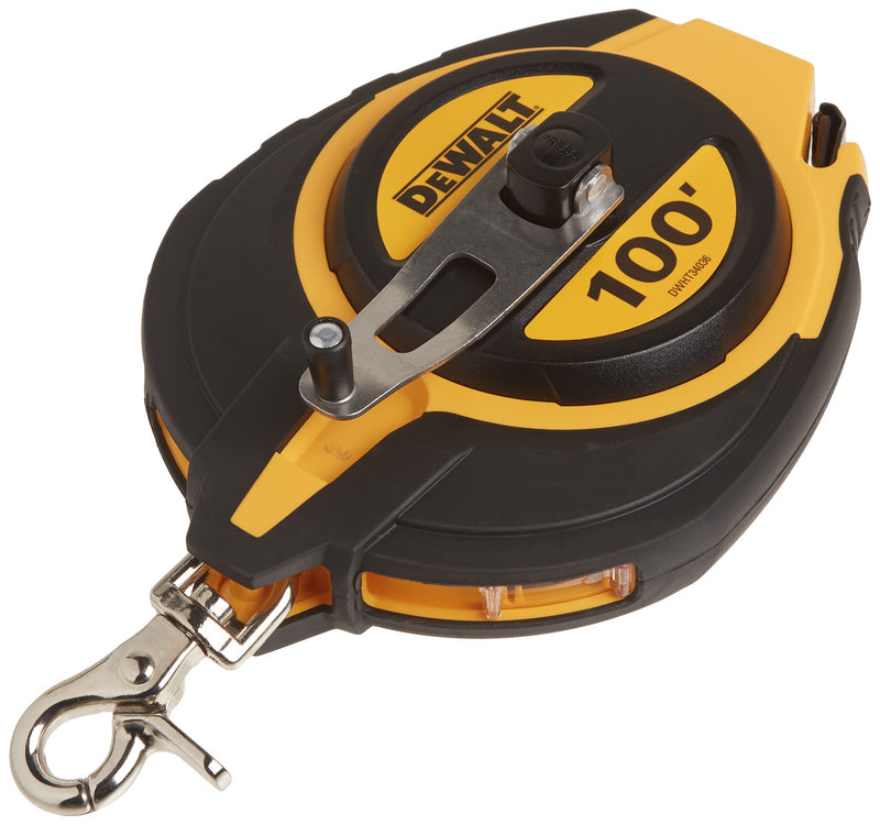  [AUSTRALIA] - DEWALT Tape Measure, Closed Case, 100-Foot (DWHT34036L) , Yellow