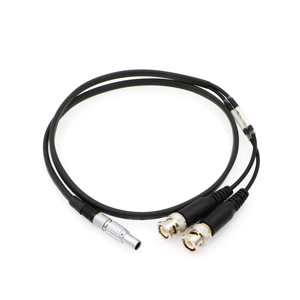  [AUSTRALIA] - Uonecn Sound Devices XL-LB2 Timecode Input Output Cable 5 Pin Male to BNC Straight 5 Pin to BNC