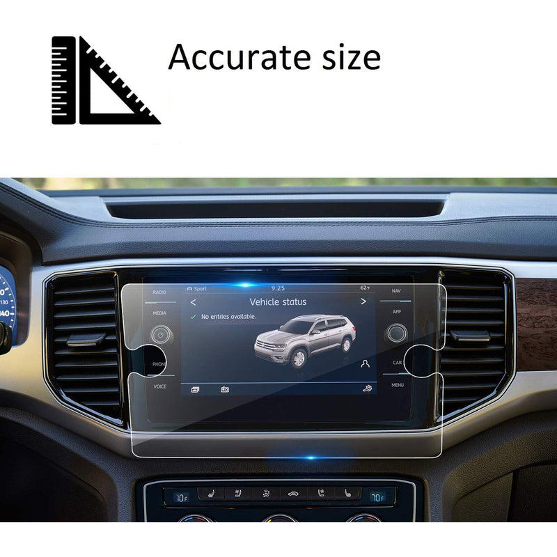 Tempered Glass Screen Protector Compatible with 2018-2020 Volkswagen Atlas,Flyingchan,9H Hardness,Anti Scratch,High Definition,VW Touch Screen Car Display Navigation Screen Protector - LeoForward Australia