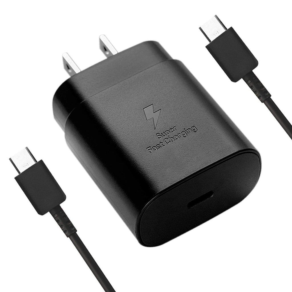  [AUSTRALIA] - 25W Super Fast Type C Charger + Cable Compatible with Samsung Galaxy S22 Ultra Charger, Samsung Charger Type C, Samsung Fast Charger, Type C Charging Block, Wall S21 USB C Fast Charger…