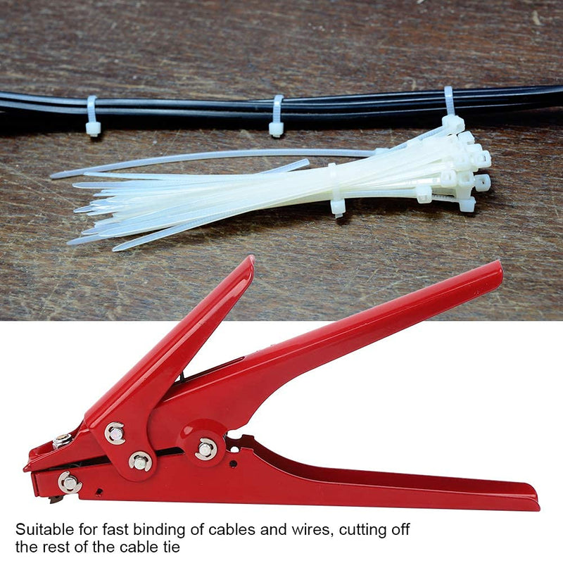  [AUSTRALIA] - Nylon Strap Tensioning Tool 45 Steel Wire Binding Cutting Fastening Cable Tie Gun Electrical Cable Ties for Fast Binding Cutting Off