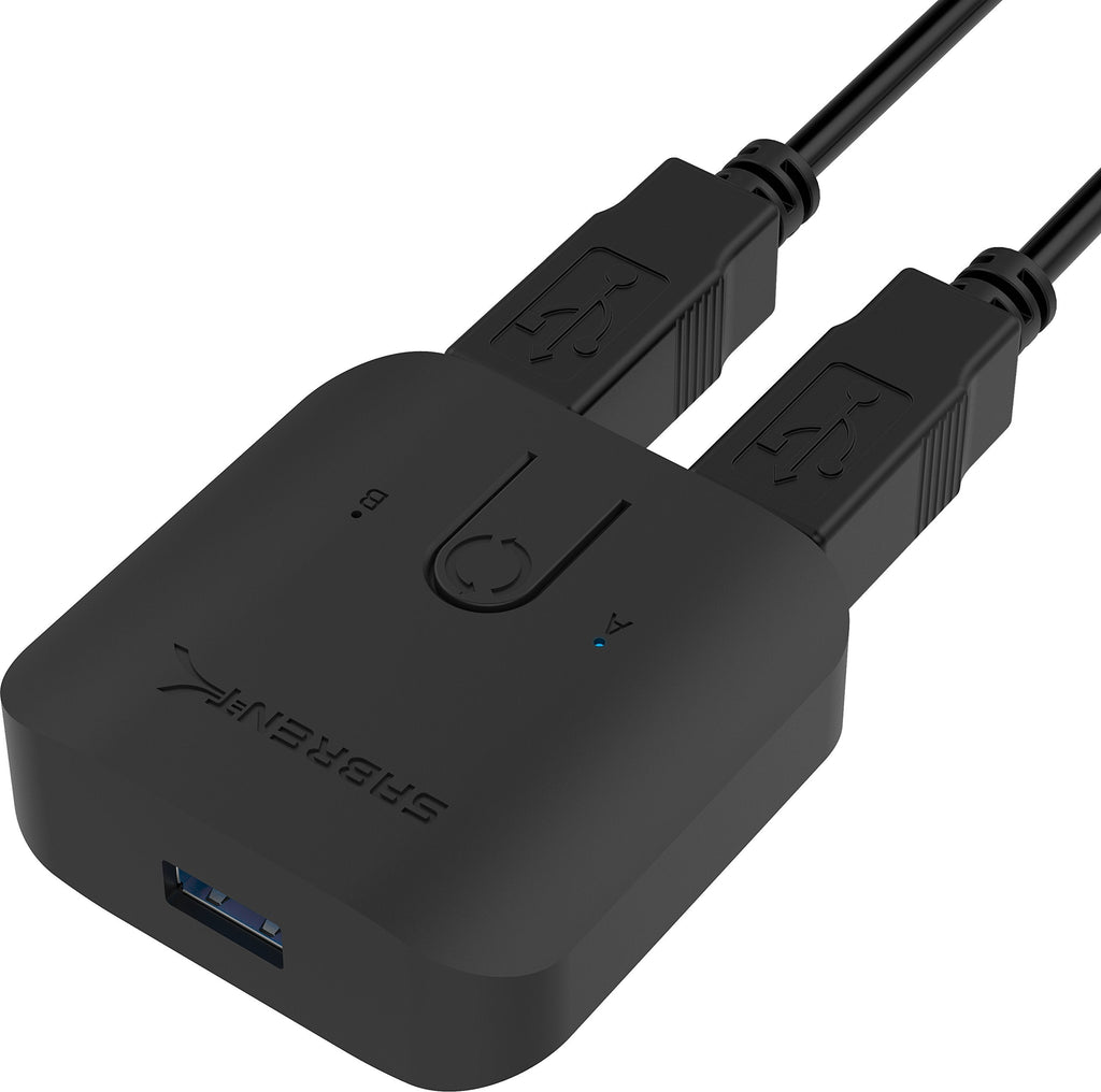  [AUSTRALIA] - SABRENT USB 3.0 Sharing Switch for Multiple Computers and Peripherals LED Device Indicators (USB-SW30)