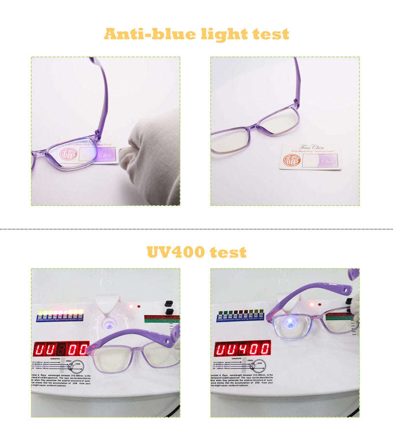 Anti Blue Light Glasses for Kids Computer Glasses,UV Protection Anti Glare Eyeglasses Computer Glasses Video Gaming Glasses for Children - LeoForward Australia