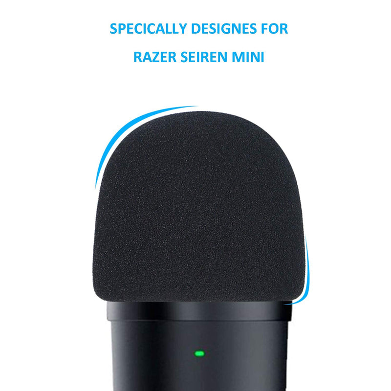  [AUSTRALIA] - SUNMON Seiren Mini Pop Filter Foam Cover - Professional Mic Windscreen Wind Cover for Razer Seiren Mini USB Streaming Microphone to Minimise Plosives