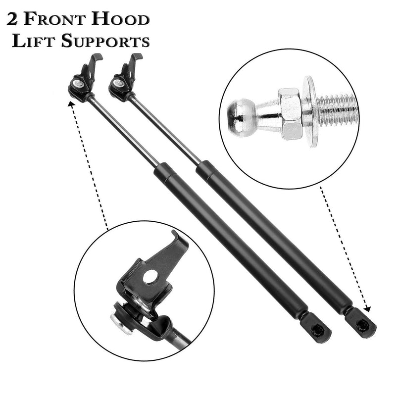 Front Hood Lift Supports Shocks Struts Gas Springs 4547 4326 for Lexus ES300 1997-2001,Toyota Camry 1997-2001,Pack of 2 - LeoForward Australia