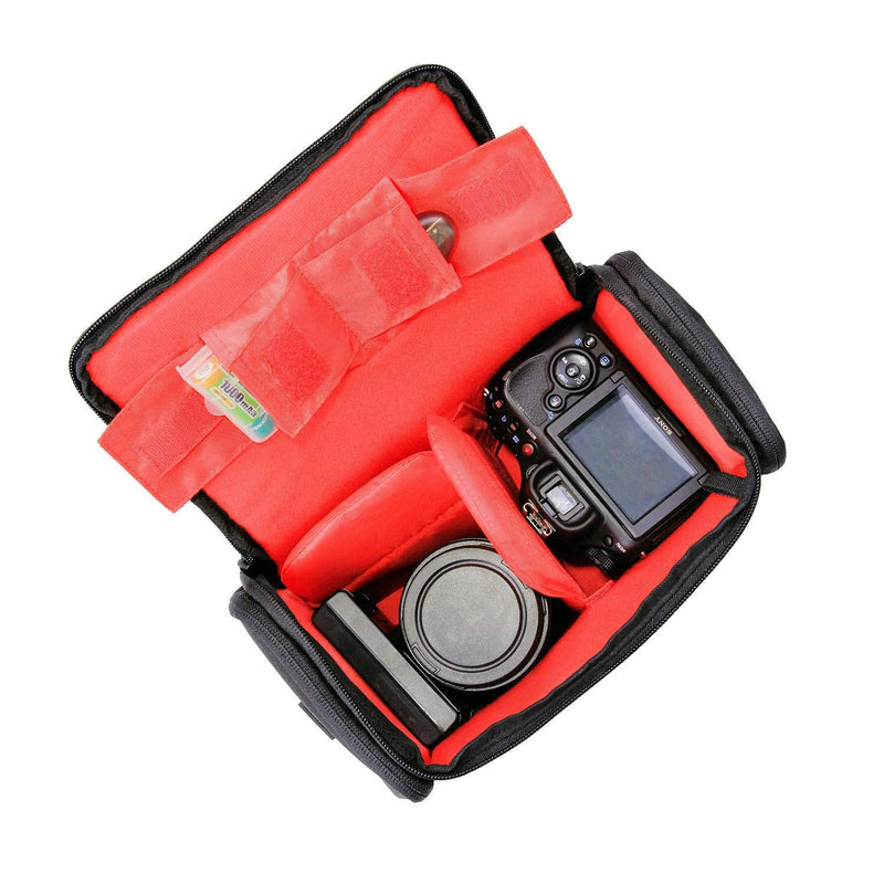  [AUSTRALIA] - FOSOTO Camera Case Bag Compatible for Nikon D3300 D3400 D5300 D5500 D5600 D7200 D7100 D500 D90 D60 D750 D810 D610,Canon EOS Rebel T5i T6 T7i XT SL1 T3i T4 70D 80D 5D Mark 6D 7D,Sony a99II SLR Camera