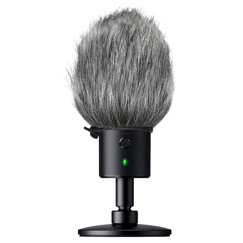  [AUSTRALIA] - SUNMON Razer Seiren X Furry Windscreen Muff, Mic Pop Filter/Shield Wind Cover fits Razer Seiren X USB Condenser Streaming Microphone