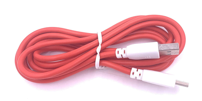 Xcivi USB Data Charger Cable Cord for Fuhu Tablets Nabi DreamTab, nabi 2S, nabi Jr, Jr. S, XD, Elev-8, 6 FT/2m (Red) - LeoForward Australia