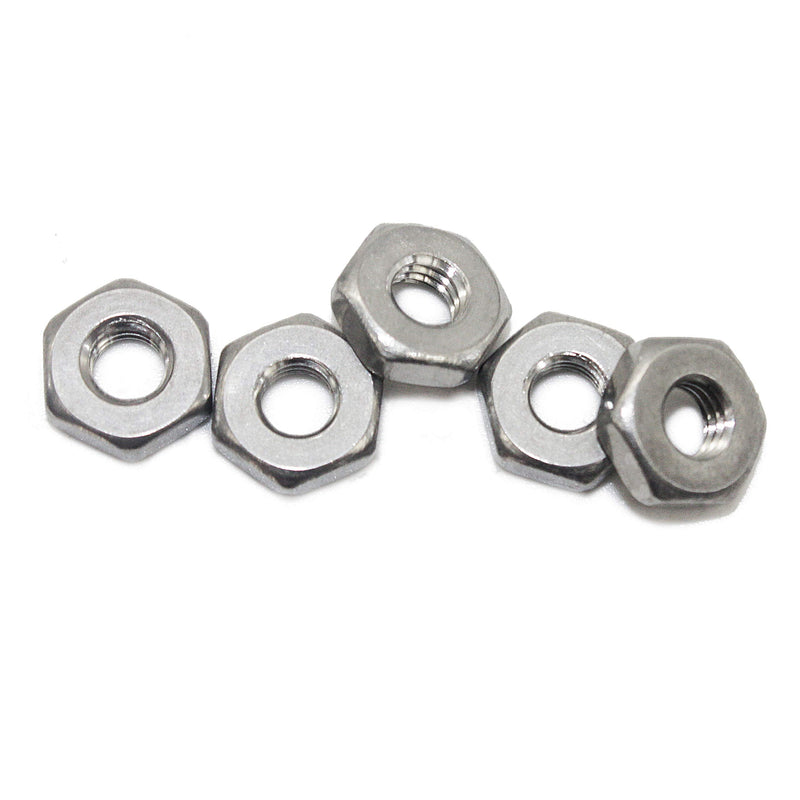  [AUSTRALIA] - 8-32 Hex Nut, Coarse Thread Hexagon Nut,18-8 Stainless Steel Hex Nut, Silver Tone,（100 Pcs） 8-32 (100 Pack)