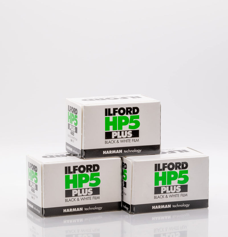  [AUSTRALIA] - Ilford HP5 Plus 400 Black and White 135 35mm Film (36 Exposures, 3-Pack)