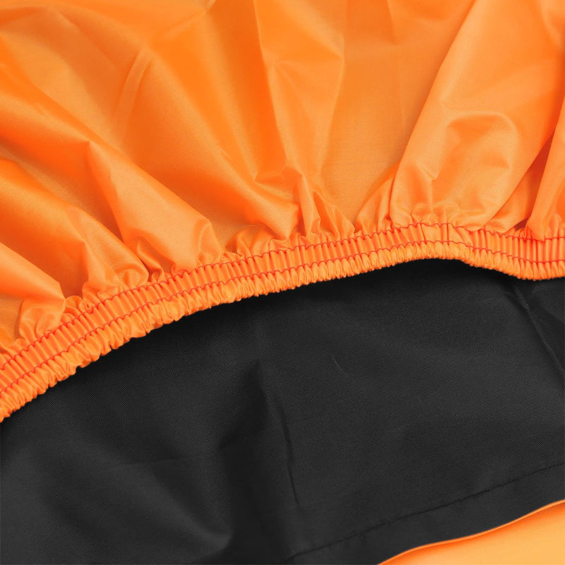  [AUSTRALIA] - uxcell XXL 180T Rain Dust Protector Black+Orange Scooter Motorcycle Cover 104" for Honda Victory Kawasaki Yamaha Suzuki Harley Davidson