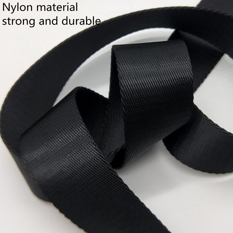  [AUSTRALIA] - Aquelo 1 Roll 10Yards Nylon Webbing Fastening Straps Sling Flat for Lawn Chairs,Hammocks, Towing,Outdoor Climbing and DIY Making Luggage Strap, Pet Collar, Backpack Repairing (1.5 inch Wide)