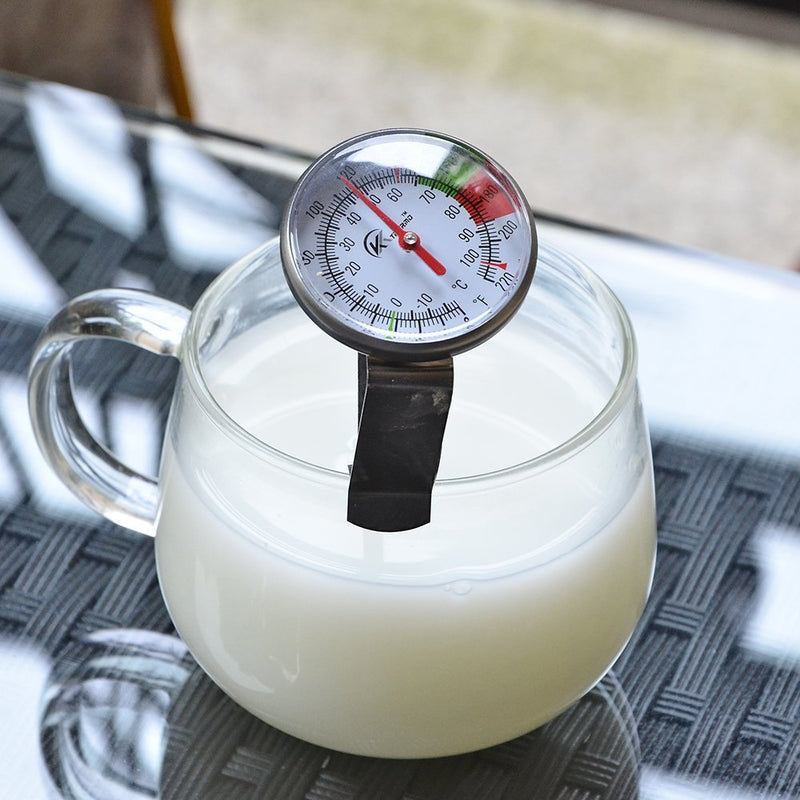 KT THERMO Instand Read 2-Inch Dial Thermometer,Best For The Coffee Drinks,Chocolate Milk Foam 0~220℉ - LeoForward Australia