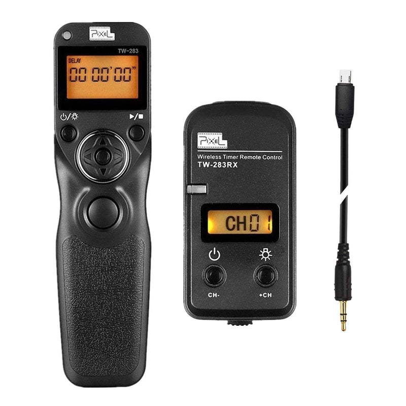  [AUSTRALIA] - Pixel Timer Shutter Release Remote Control TW283-S2 Remote Release for Sony A58 A68 A1 A9 A7 A7II A7R A7RII A7S A5000 A5100 A6000 A6300 A6400 A6500 A6600 RX100/II HX300 HX400 HX400V HX50V HX90 RX10 TW-S2 Sony