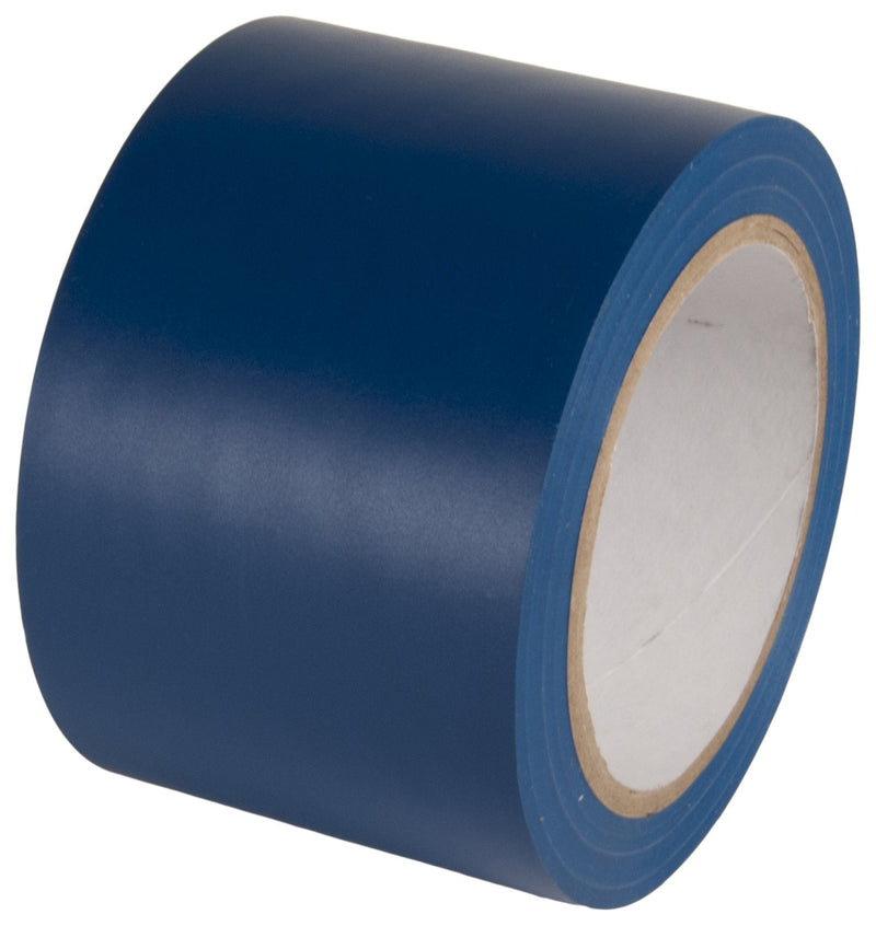  [AUSTRALIA] - INCOM Manufacturing: PVC Vinyl Safety Aisle/Pipe Marking Conformable Durable Color Coding Abrasion Resistant Tape, 3 inch x 108 ft, Safety Blue - Ideal for Walls, Floors, Equipment 3 Inches x 108 Feet