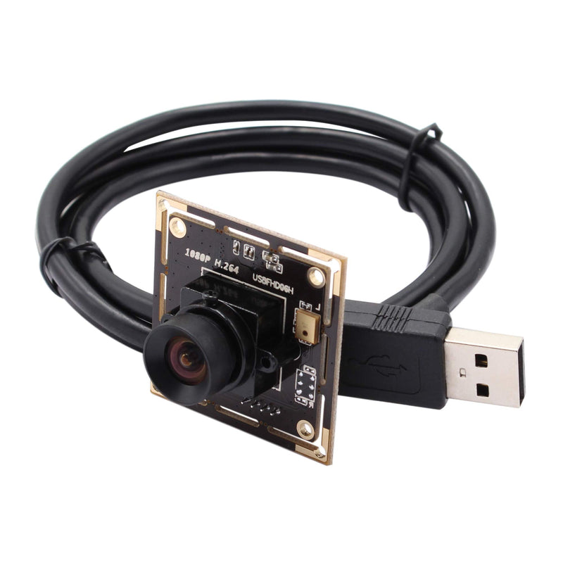  [AUSTRALIA] - 2MP USB Camera Sony IMX323 Sensor,1080P USB Camera Module with Microphone for Computer,0.01Lux Low Light and H.264 Format for PC Desktop Laptop USB Webcam for Zoom,Skype,Facetime, AMCAP(L100) 100 Degree No Distortion Lens