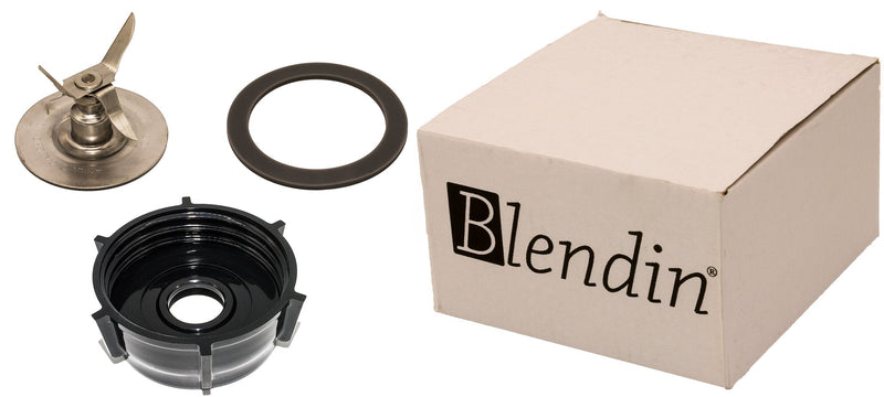  [AUSTRALIA] - Blendin Ice Crusher Blade with Jar Base Cap, Rubber O Ring Sealing Ring Gasket Combo, Compatible with Oster and Osterizer Blenders