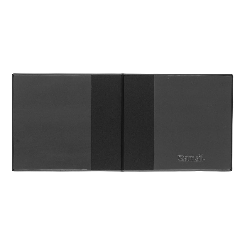  [AUSTRALIA] - Samsill 2 Pack Registration and Insurance Card Holder, 5.25" x 4.75" Black Glove Box Organizer, Perfect for Multiple Vehicles