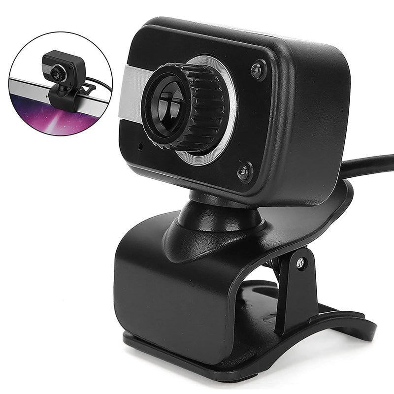  [AUSTRALIA] - PC Webcam HD Webcam Desktop & Laptop Webcam USB Webcam Plug and Play with MIC 12MP for LCD Screen Laptop for/MSN/ICQ Night Vision