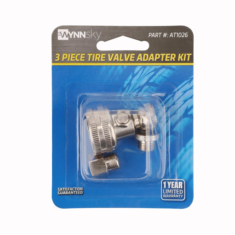 WYNNsky Tire Valve Adapter Kit, Tractor Tire Tube Air Water Adapter Valve Stem Tool Repair Kit - LeoForward Australia