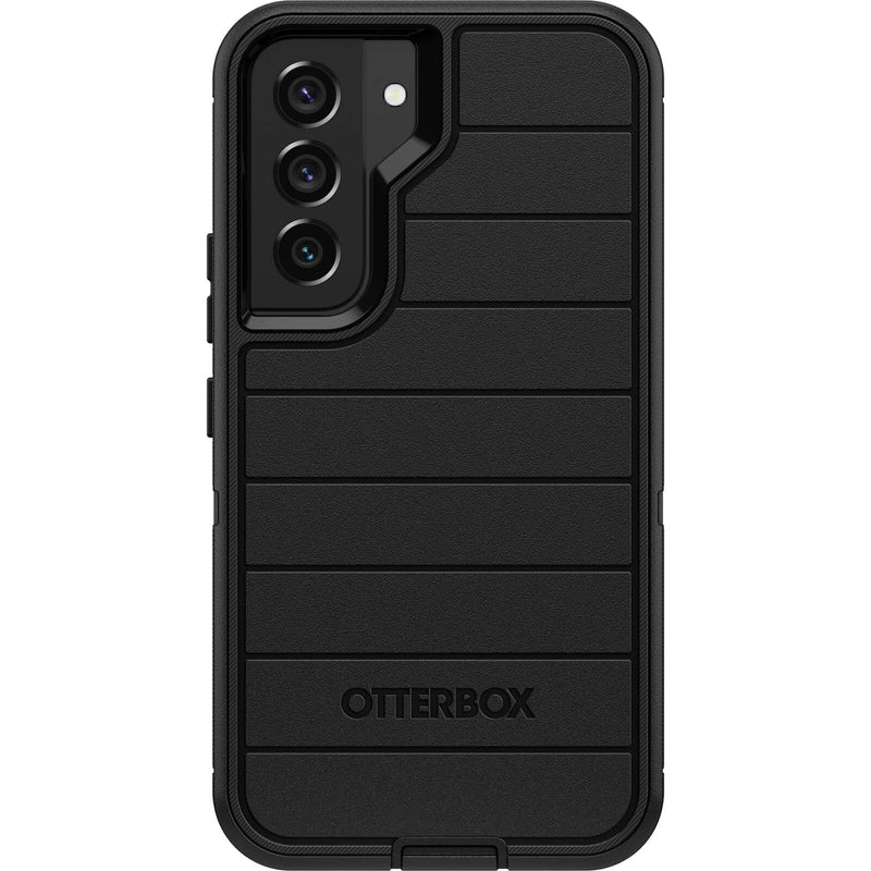  [AUSTRALIA] - OtterBox Defender Series Case for Samsung Galaxy S22 (Only) - Holster Clip Included - Microbial Defense Protection - Non-Retail Packaging - Black