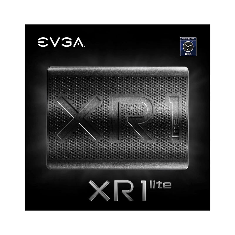  [AUSTRALIA] - EVGA XR1 lite Capture Card, Certified for OBS, USB 3.0, 4K Pass Through, PC, PS5, PS4, Xbox Series X and S, Xbox One, Nintendo Switch, 141-U1-CB20-LR