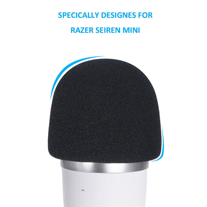  [AUSTRALIA] - Razer Seiren Mini Pop Filter - Mic Foam Windscreen Cover Compatible with Razer Seiren Mini Streaming Microphone to Blocks Out Plosives by YOUSHARES