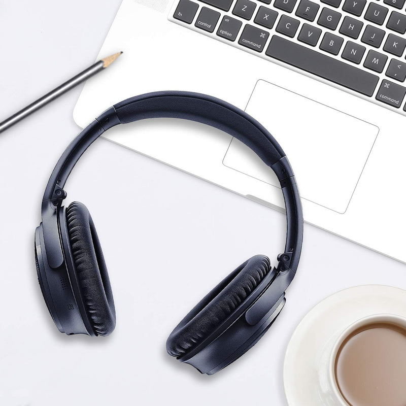  [AUSTRALIA] - YOCOWOCO Ear Pads Cushions for Bose QC35/ QC35II Headphones, Comfortable Replacement Earpads Compatible with Bose QuietComfort 35 and Quiet Comfort 35 II Over-Ear Headset Midnight Blue